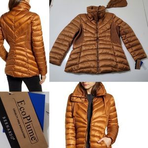$275 NEW 2X Packable BERNARDO Eco Plume HH H2O RESISTANT LIGHTWEIGHT JACKET NW